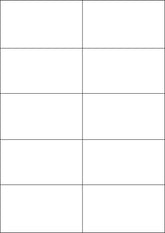 ValueX Multipurpose Label 105x58mm 10 Per A4 Sheet White (Pack 1000 Labels) - 15334SM